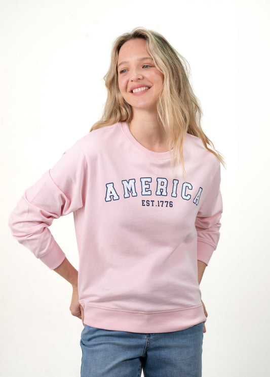 Pink Americana Crewneck image 3