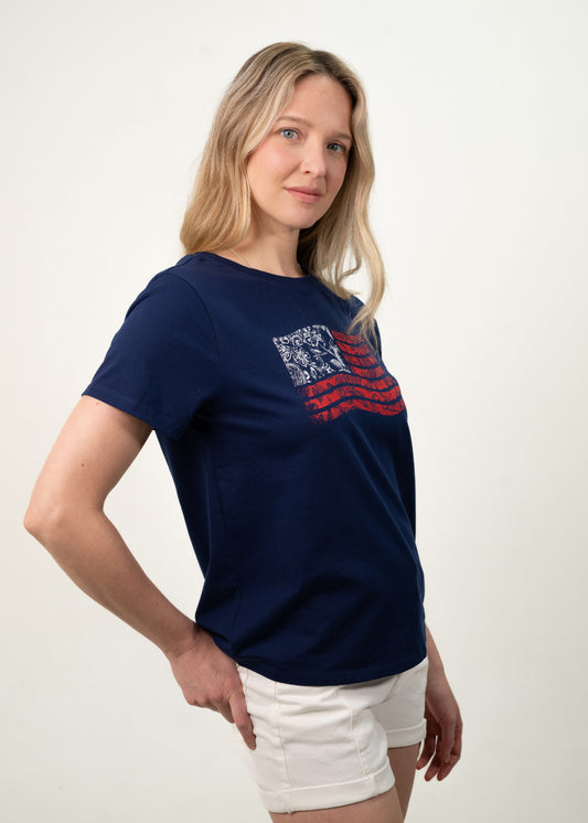 Heritage Paisley Flag Tee image 3