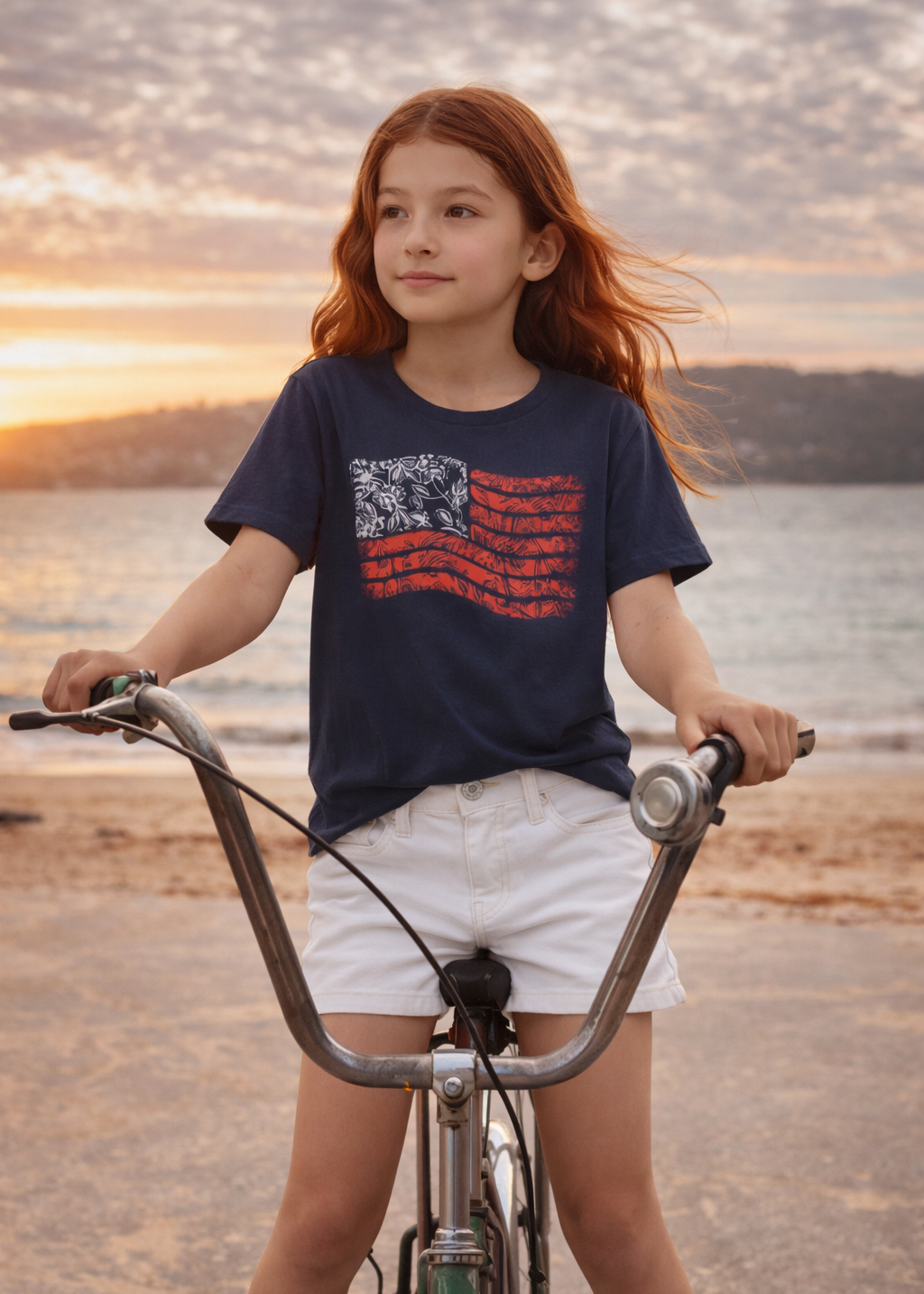 Liberty Paisley Big Kids Tee