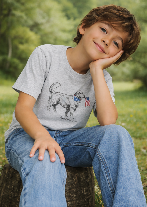 Loyal and Free Big Kids Tee