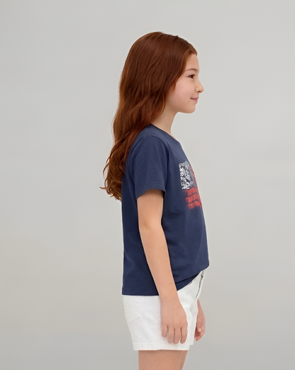 Liberty Paisley Big Kids Tee