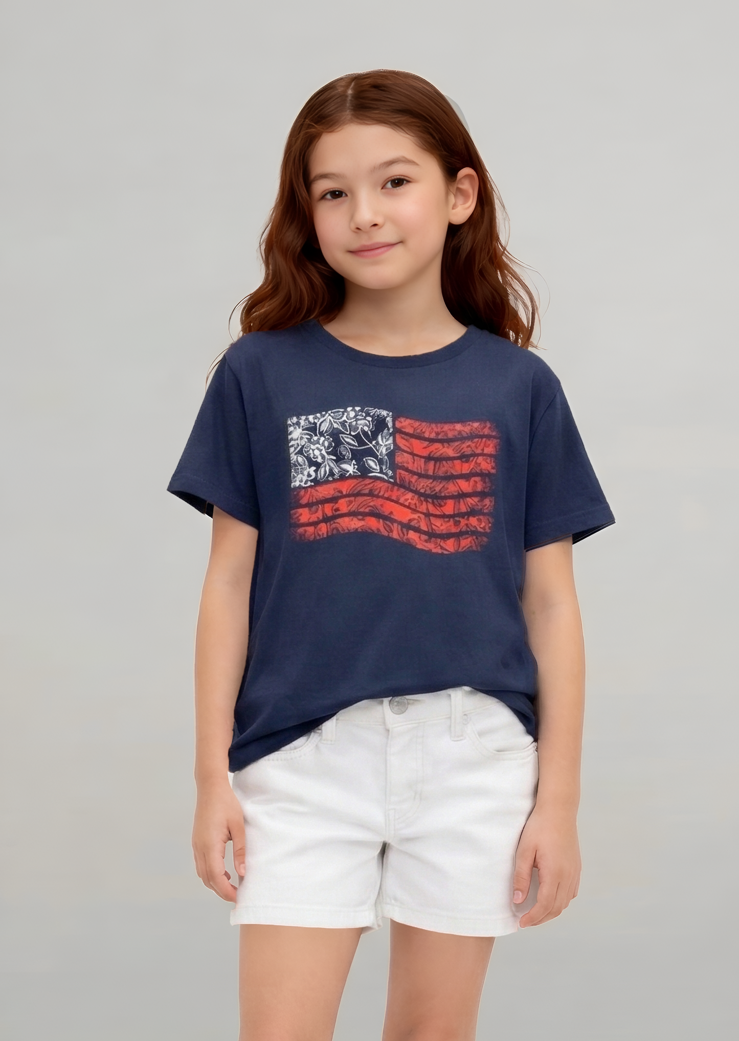 Liberty Paisley Big Kids Tee