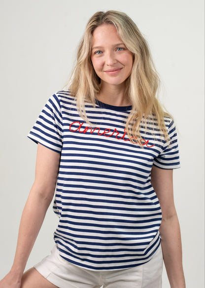 Maritime Stripe America Tee