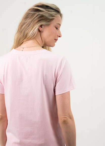 Pink Patchwork USA Tee