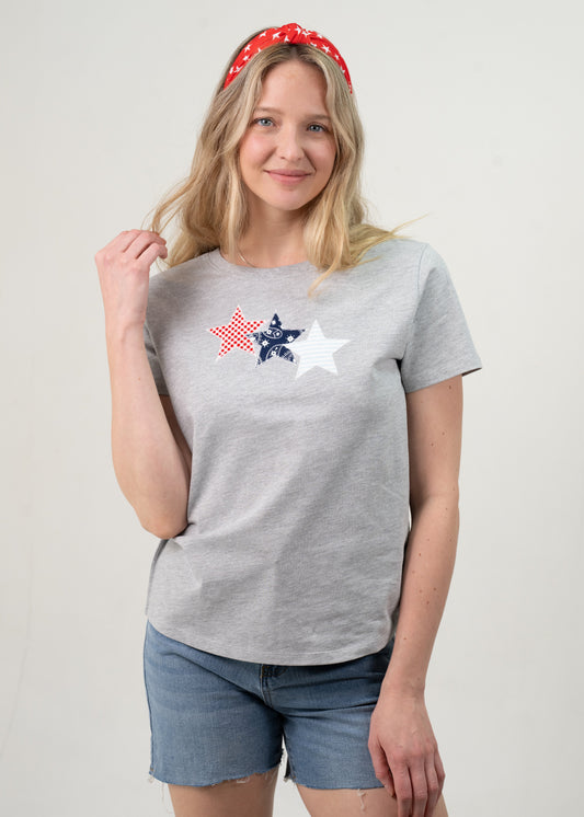 Three Star Heather Tee image 2