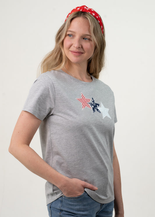 Three Star Heather Tee image 3