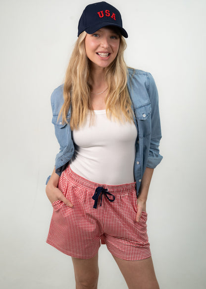 All-American Gingham Shorts