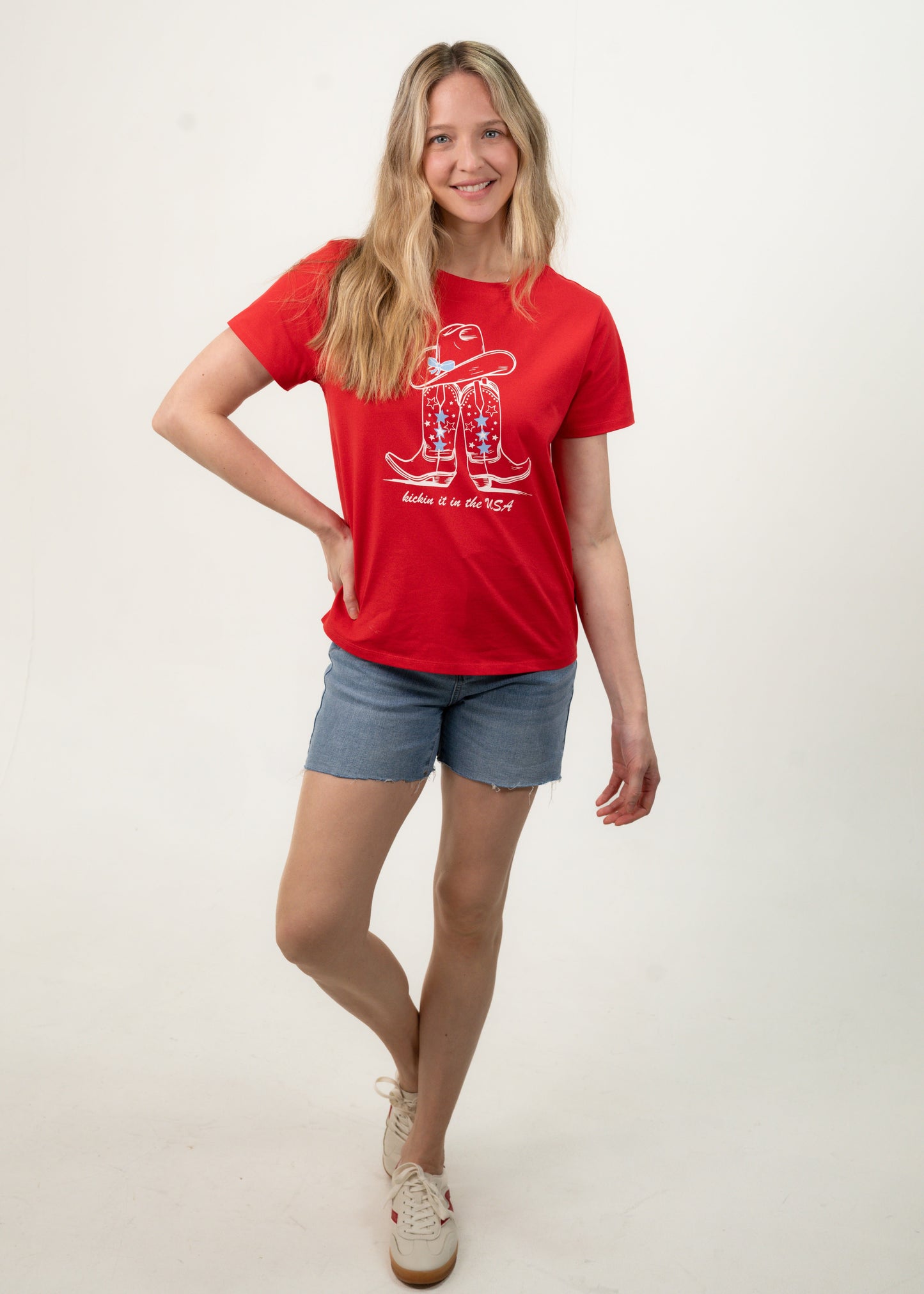 Red Kickin’ Boots Tee