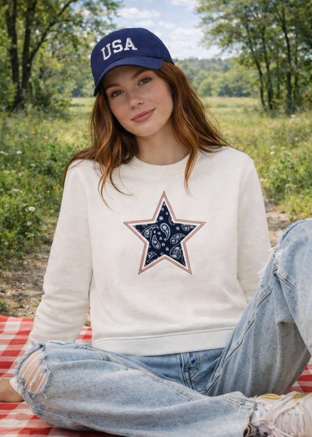 Liberty Star Pullover
