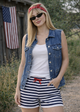 Freedom Stripe Shorts